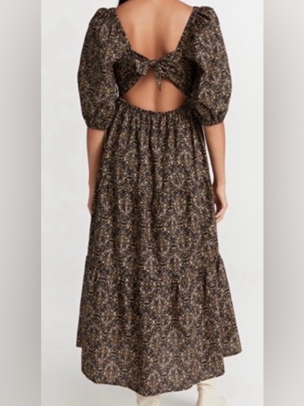 Minkpink Yasamin Tiered Midi Dress, Size Medium - Picture 2 of 5